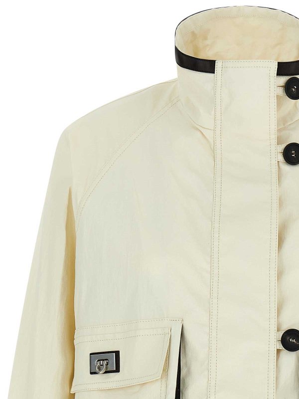 The Best Shops FERRAGAMO: casual jackets - Tech Linen Jacket