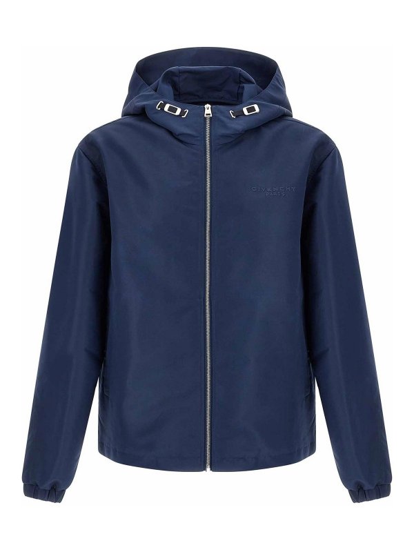 GIVENCHY: Knielange Mäntel - Knielanger Mantel - Blau