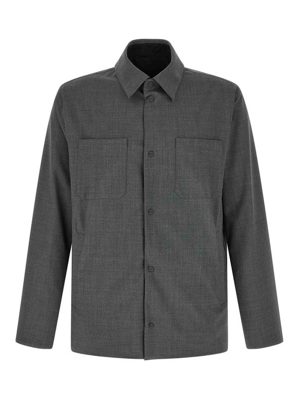 HERNO: casual jackets - Reversible Overshirt