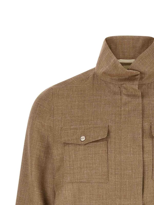 The Best Shops HERNO: Cuellos altos y polos - Suéter Con Cuello Alto - Beis