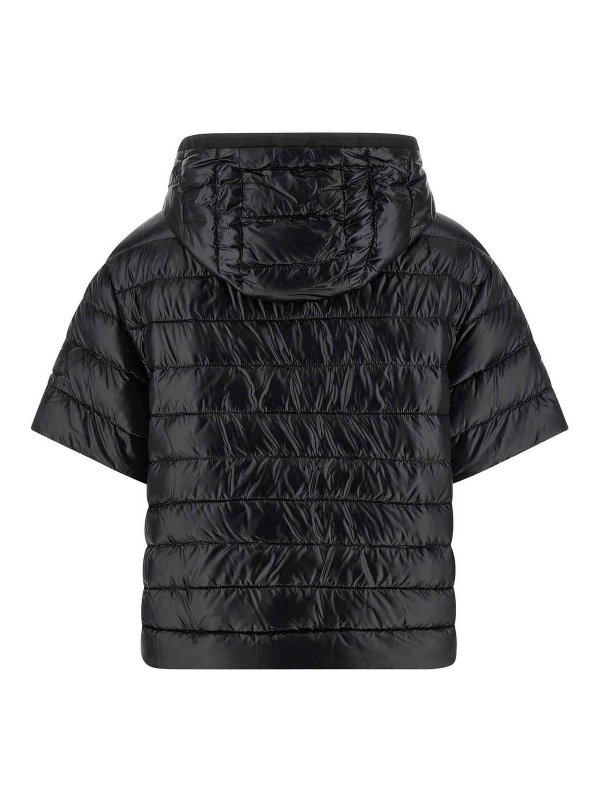 The Best Shops HERNO: padded jackets - Reversible Short-Sleeved Down Jacket