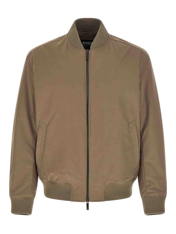 Hugo Boss: Bomberjacken - Bomberjacke - Grau