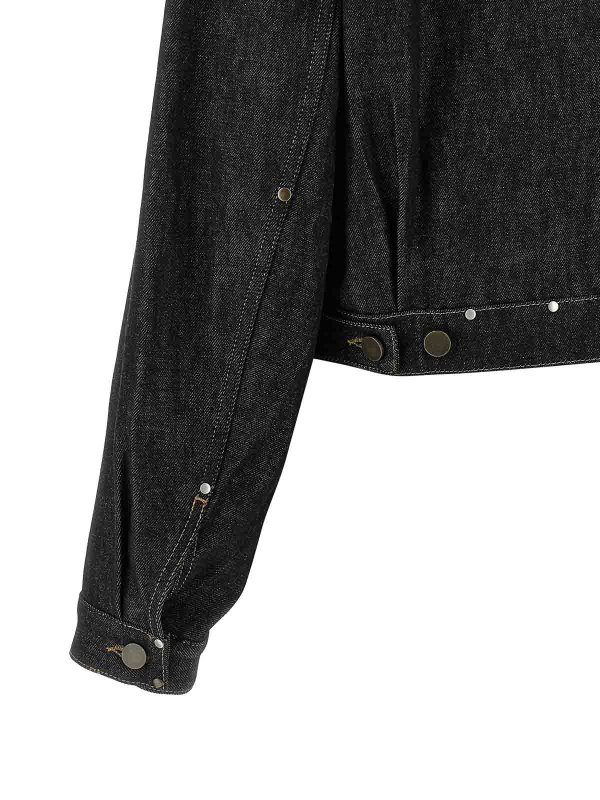 デニムジャケット - 黒 shop online: LEMAIRE