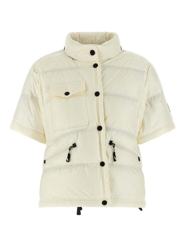 MONCLER: ダウン・ハイテクジャケット online - ダウンジャケット - 白