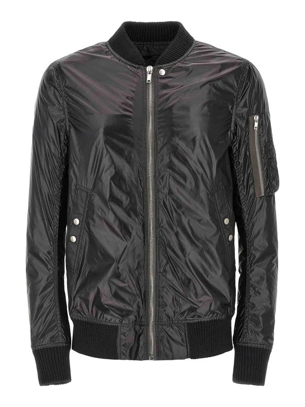 RICK OWENS: Bomberjacken - Bomberjacke - Schwarz
