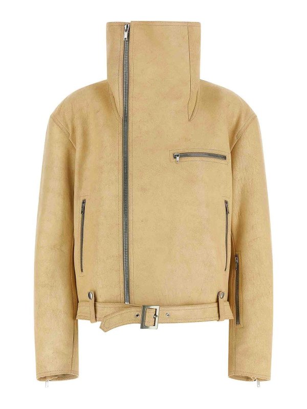 RICK OWENS: カジュアルジャケット - カジュアルジャケット - ベージュ