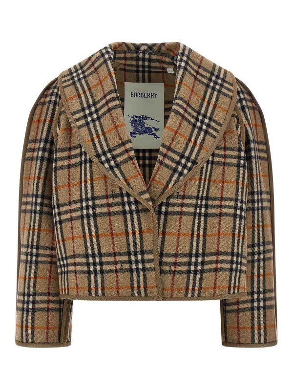 The Best Shops BURBERRY: カジュアルジャケット - カジュアルジャケット - ブラウン