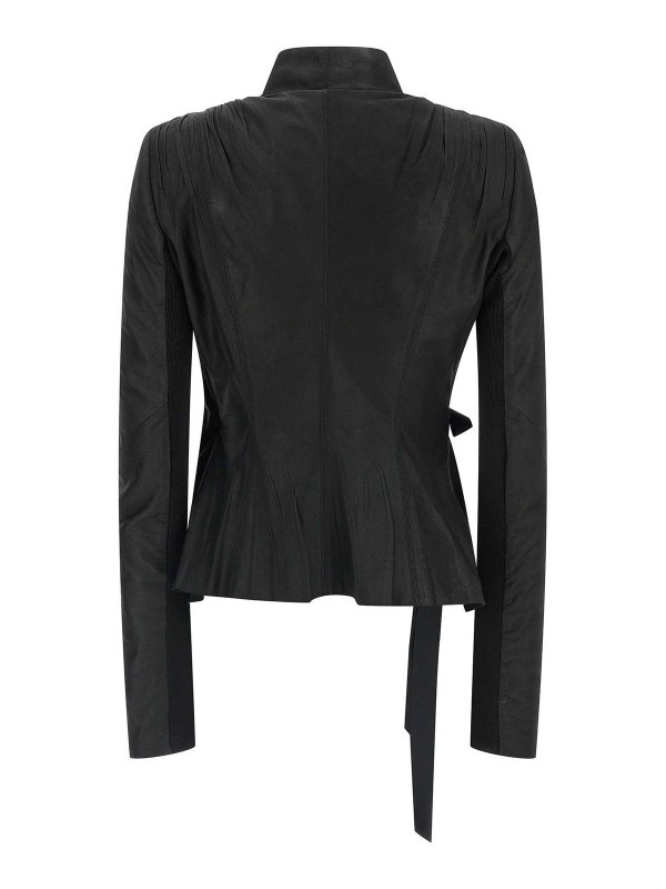 RICK OWENS: レザージャケット online - レザージャケット - 黒