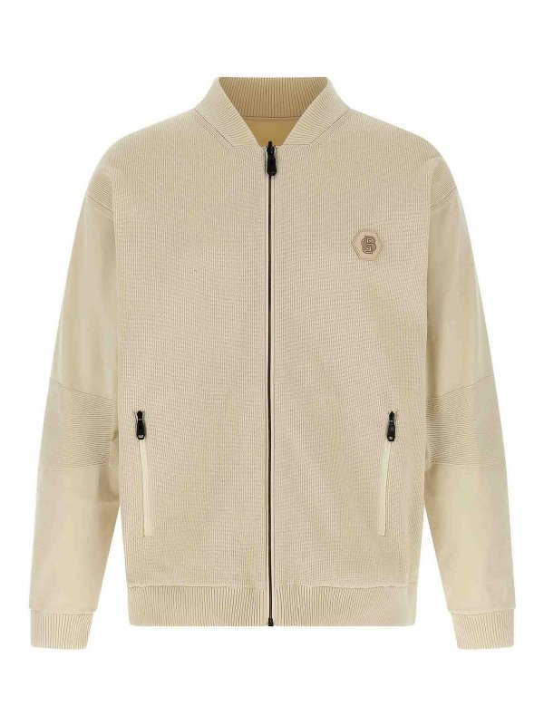 Hugo Boss: ボンバージャケット - ボンバージャケット - ベージュ