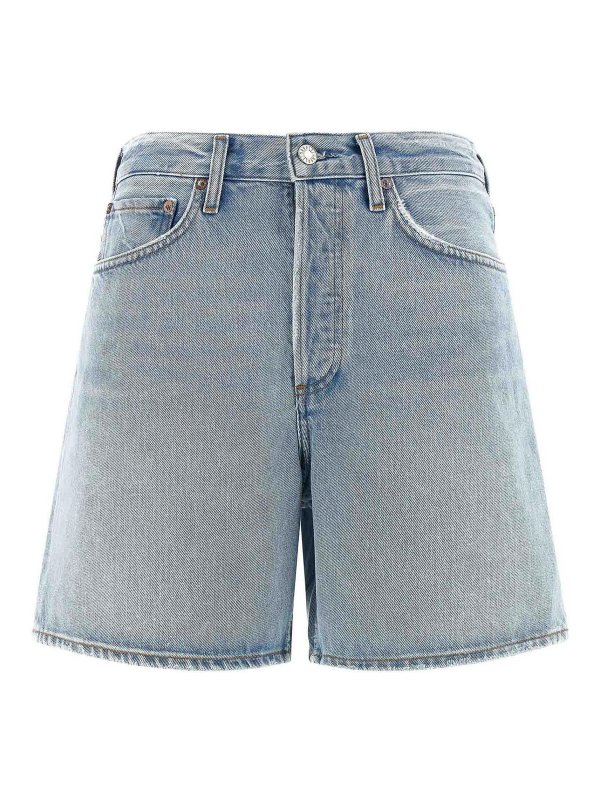 AGOLDE: Shorts - Short - Bleu Clair