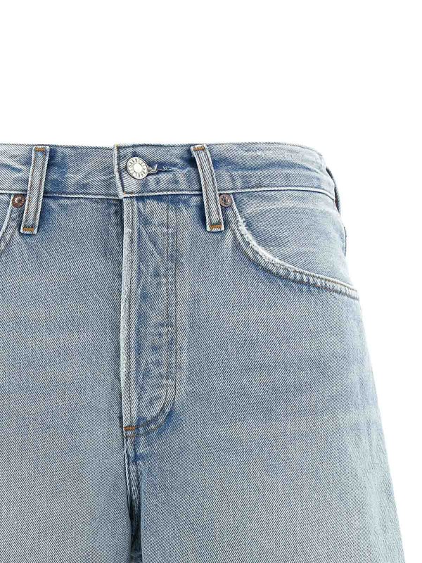 The Best Shops AGOLDE: Shorts - Short - Bleu Clair