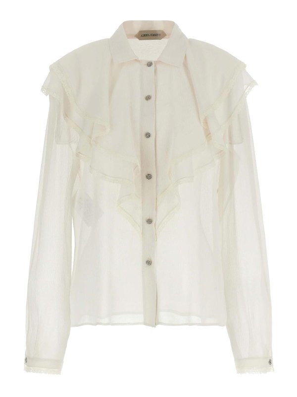 ALBERTA FERRETTI: camicie - Camicia di seta