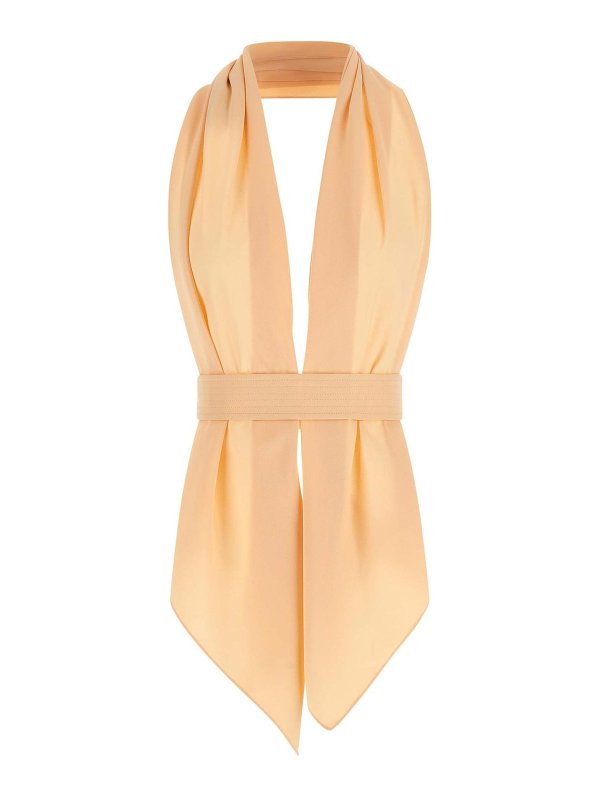 ALBERTA FERRETTI: Tops & Tank tops - Scarf-Effect Top