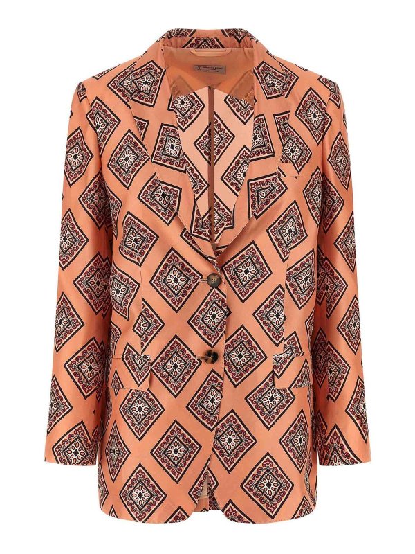 ALBERTO BIANI: ブレザー - ブレザー - ヌードカラー