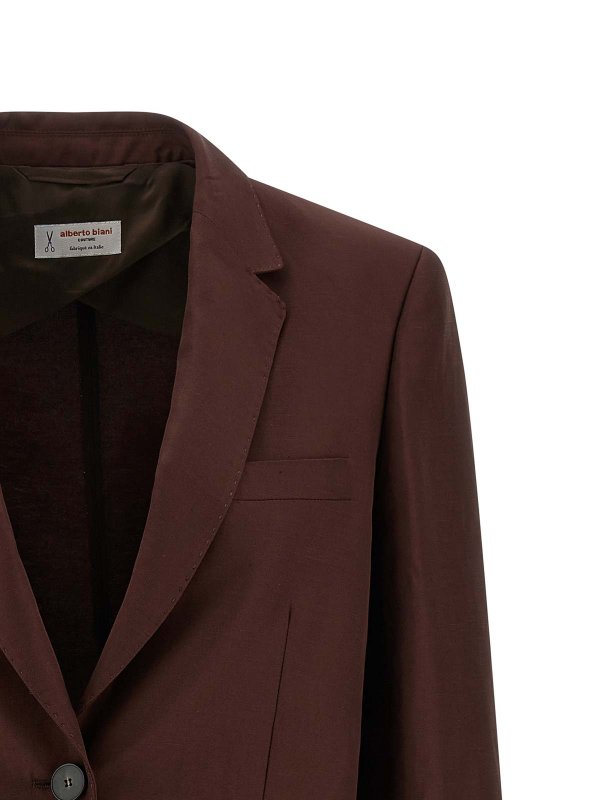 The Best Shops ALBERTO BIANI: ブレザー - ブレザー - ブラウン