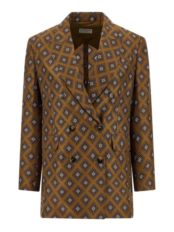 ALBERTO BIANI: ブレザー - ブレザー - ブラウン