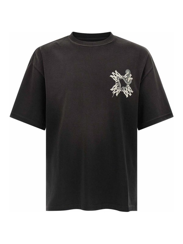 AMIRI: T-shirts - T-Shirt - Schwarz