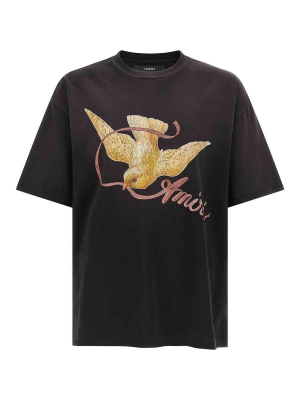AMIRI: T-shirts - T-Shirt - Schwarz
