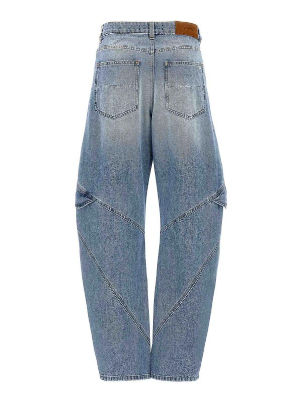 AMIRI: straight leg jeans online - Panel Jeans