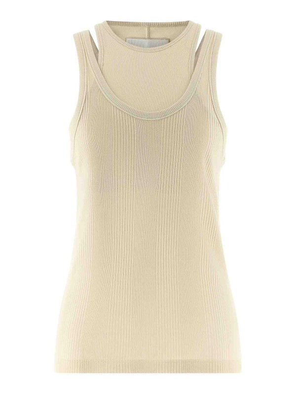 ARMARIUM: Tops und Tank Tops - Top - Weiß