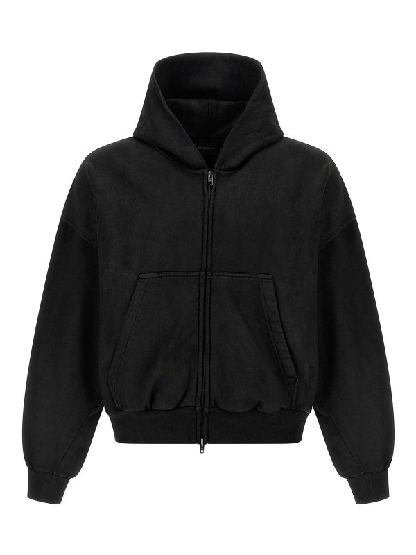 BALENCIAGA: スウェット＆セーター - スウェットシャツ/セーター - 黒