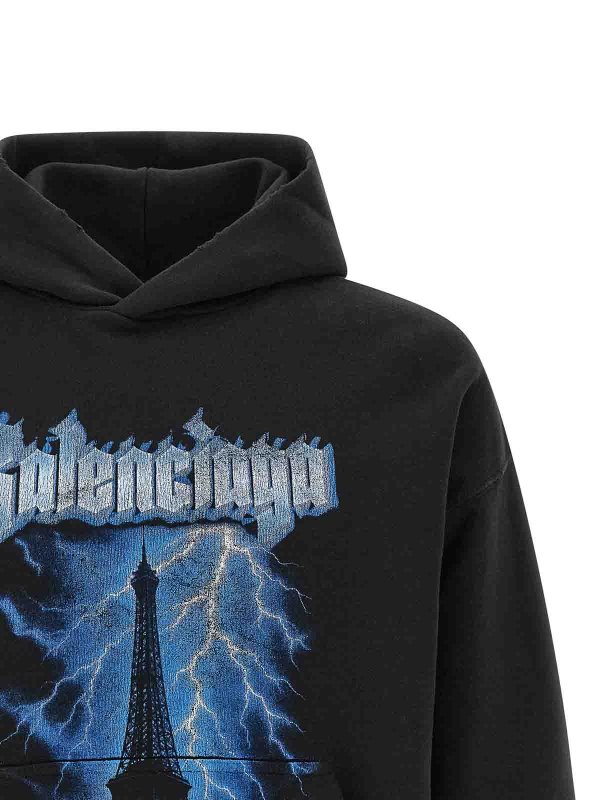 The Best Shops BALENCIAGA: Sweatshirts und Pullover - Sweatshirt - Schwarz