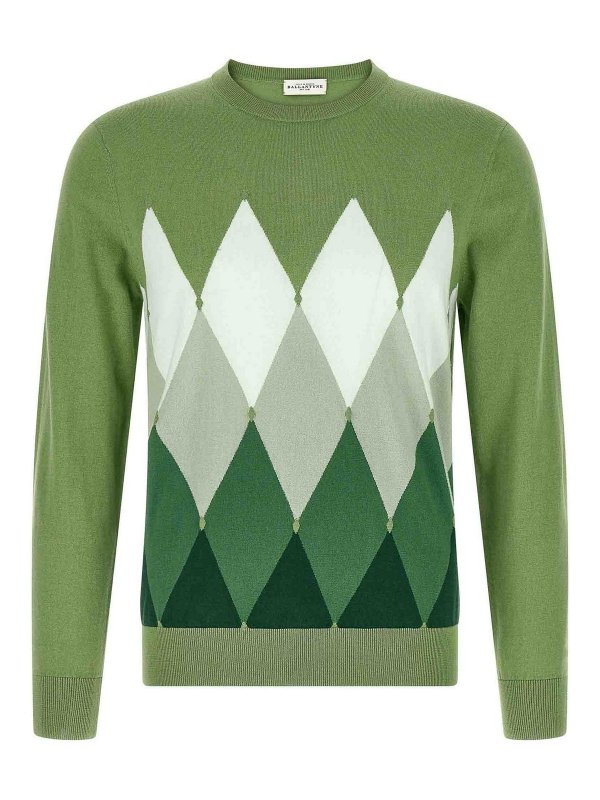BALLANTYNE: クルーネック - クルーネック - 緑