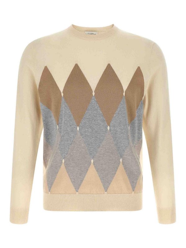 BALLANTYNE: クルーネック - クルーネック - ベージュ