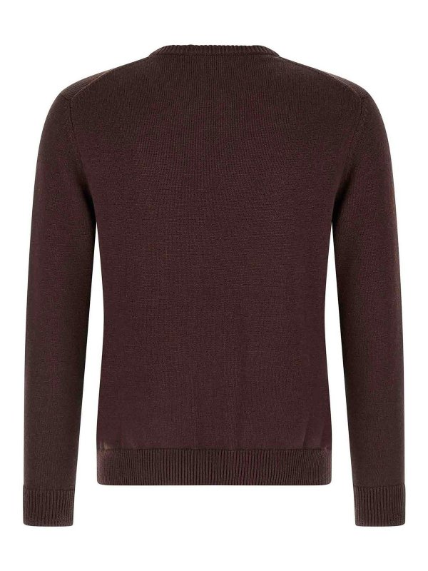 BALLANTYNE: クルーネック online - クルーネック - ブラウン