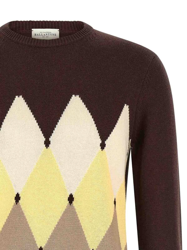 The Best Shops BALLANTYNE: クルーネック - クルーネック - ブラウン