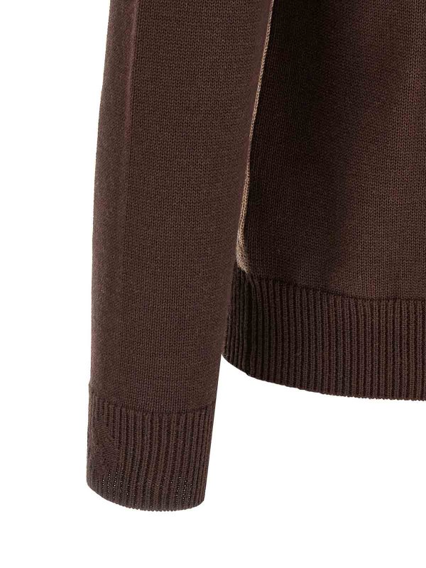 クルーネック - ブラウン shop online: BALLANTYNE