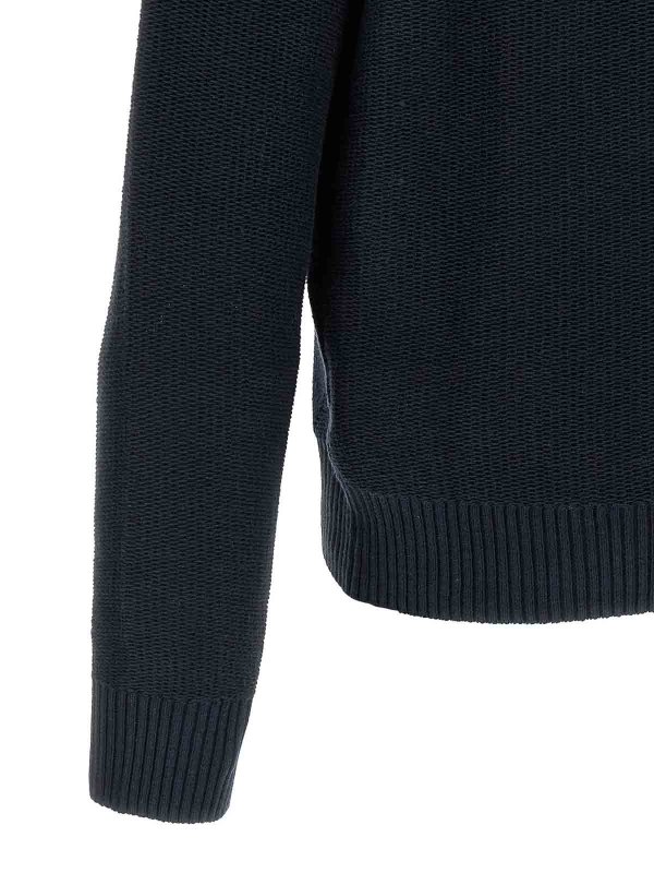 Rundhalspullover - Blau shop online: BALLANTYNE