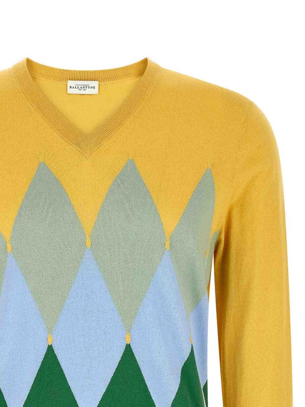 The Best Shops BALLANTYNE: クルーネック - クルーネック - イエロー