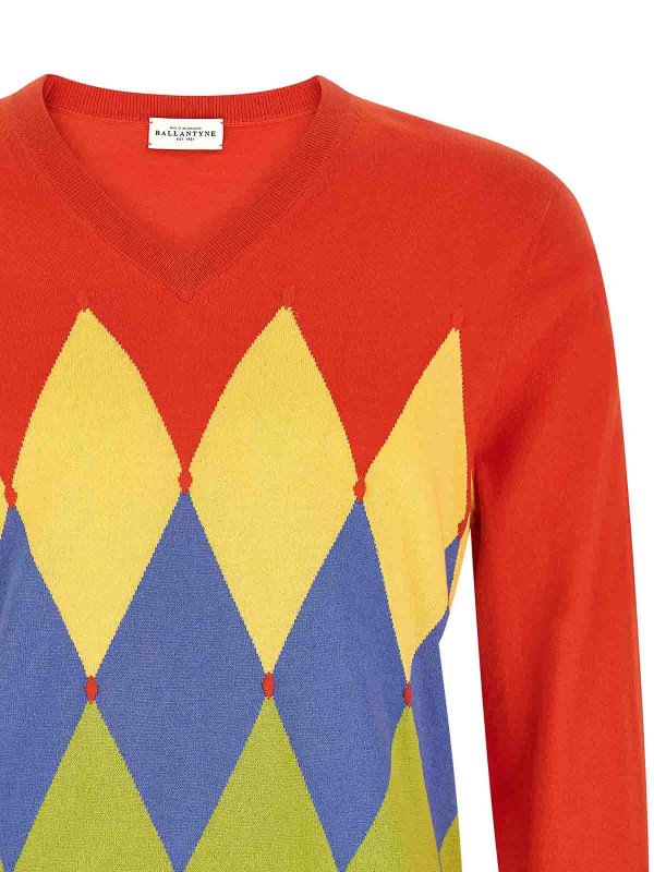 The Best Shops BALLANTYNE: クルーネック - クルーネック - 赤