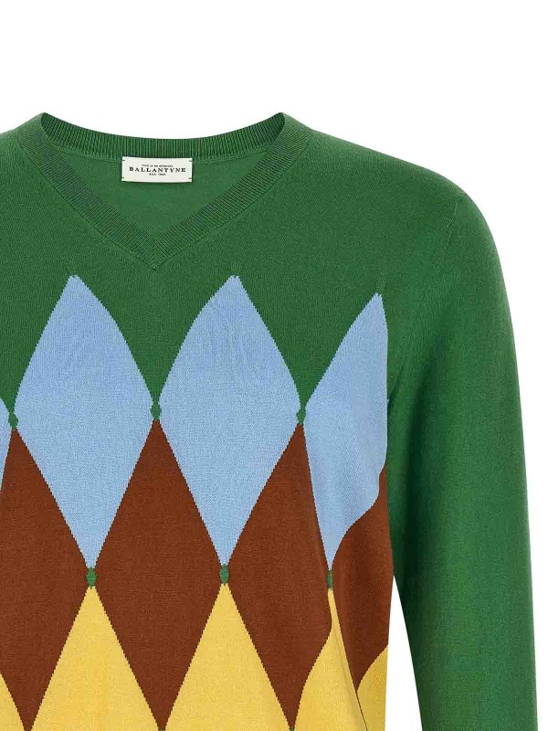The Best Shops BALLANTYNE: クルーネック - クルーネック - 緑