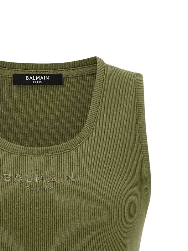 The Best Shops Balmain: Tops & Débardeurs - Top - Vert