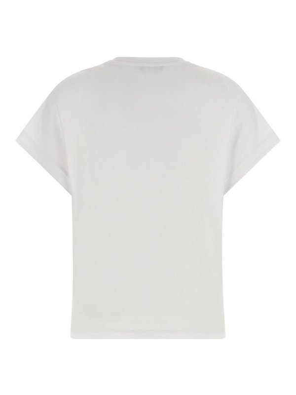 Balmain: T-shirts online - T-Shirt - Weiß