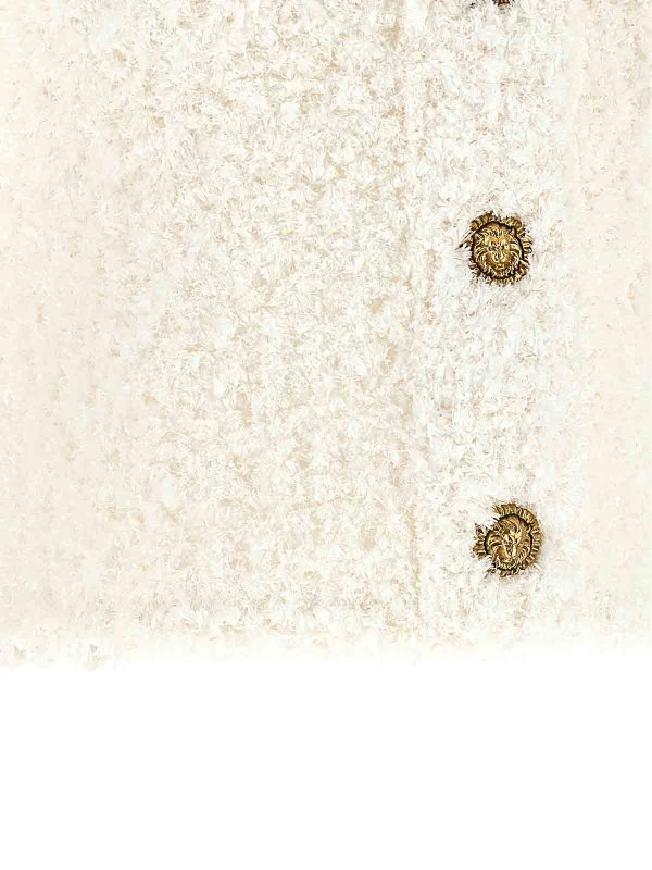 カーディガン - 白 shop online: Balmain