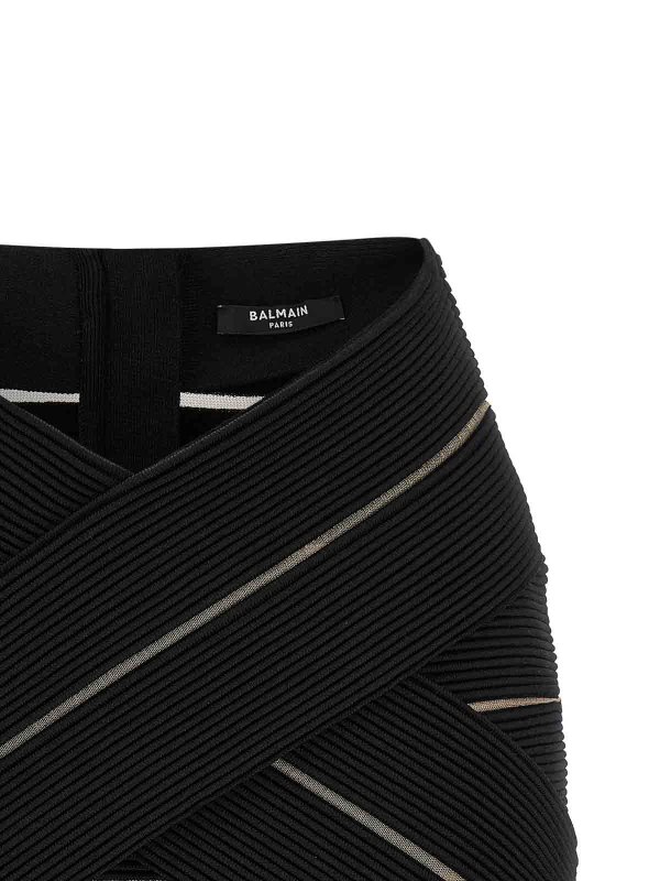 The Best Shops Balmain: ミニスカート - ミニスカート - 黒