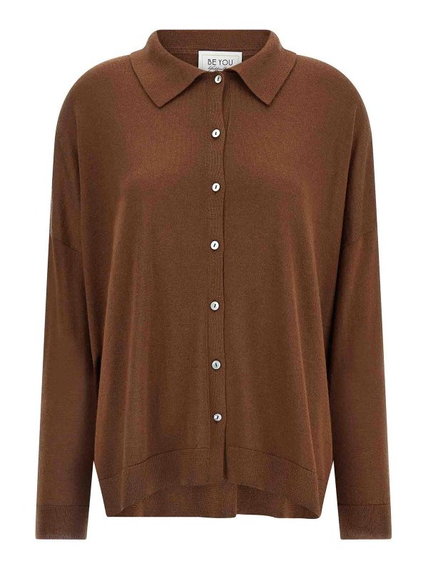 BE YOU: Cardigans - Cardigan - Marron