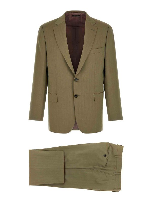 BRIONI: ニーレングスドレス - 膝丈ドレス - 緑