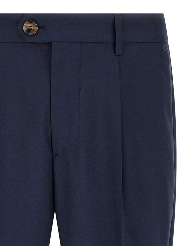 The Best Shops BRUNELLO CUCINELLI: カジュアルトラウザー - カジュアルパンツ - ブルー