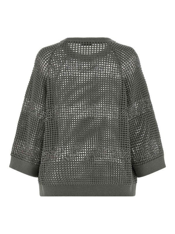 BRUNELLO CUCINELLI: クルーネック online - クルーネック - 緑