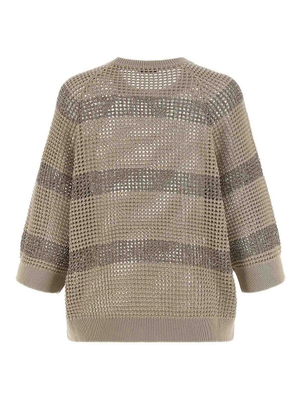BRUNELLO CUCINELLI: Pull col rond online - Pull Col Rond - Beige