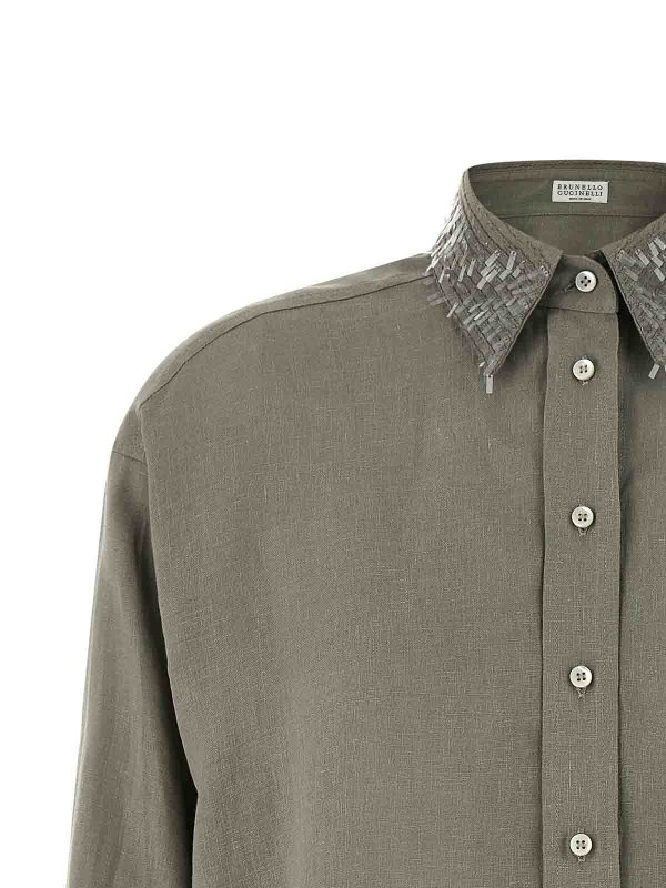 The Best Shops BRUNELLO CUCINELLI: シャツ - シャツ - 緑