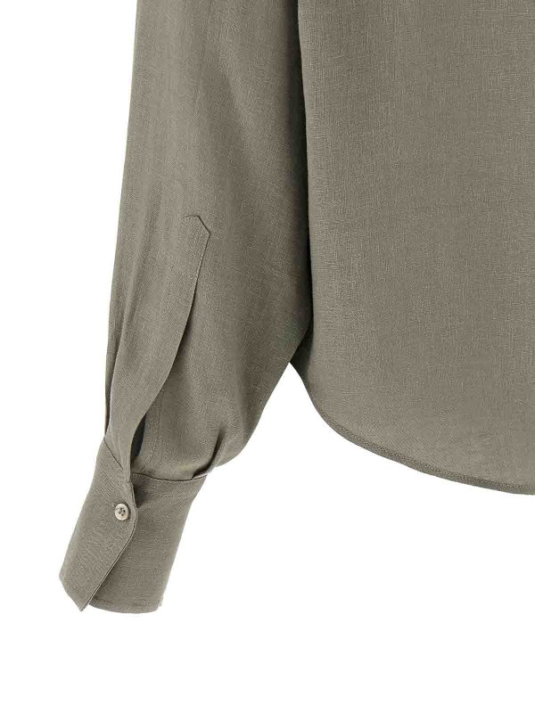 シャツ - 緑 shop online: BRUNELLO CUCINELLI