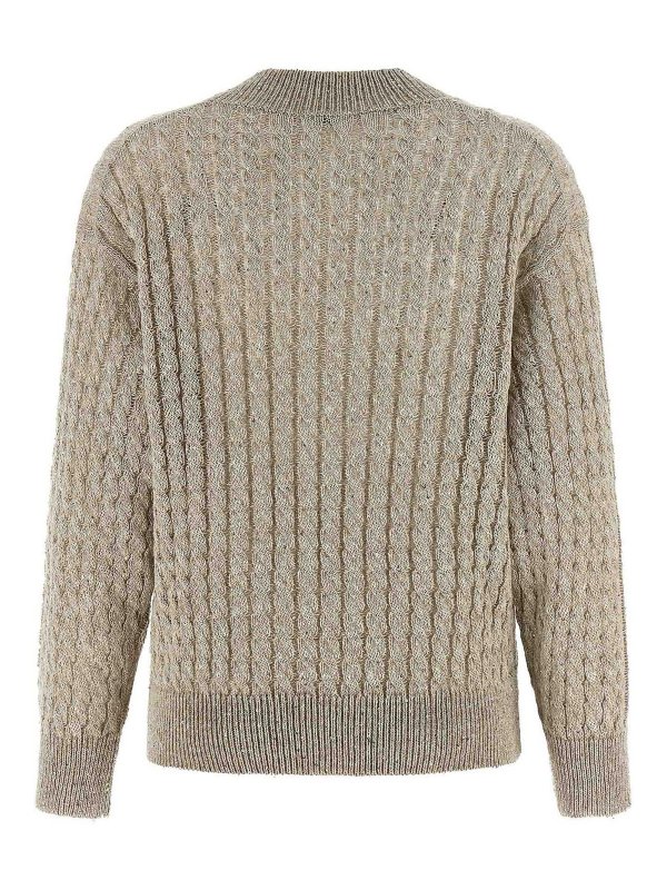 BRUNELLO CUCINELLI: crew necks online - Micro Sequin Sweater