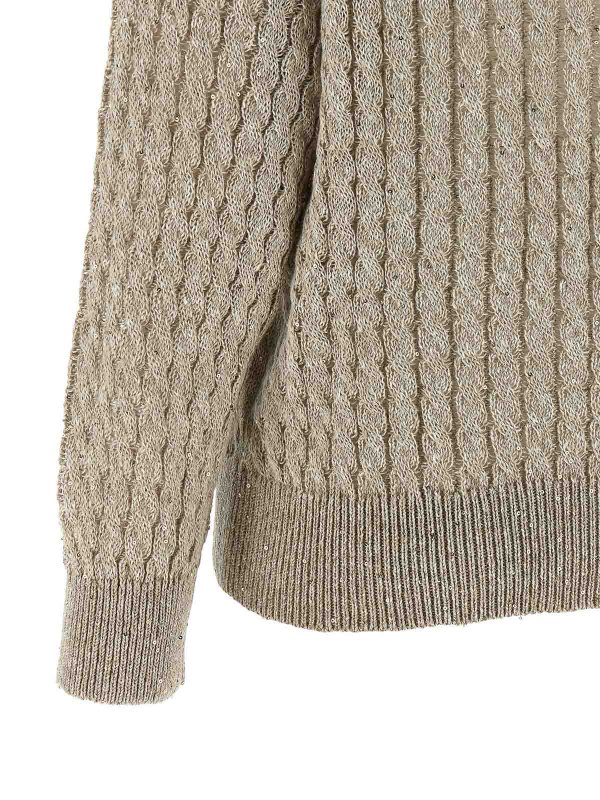 Micro Sequin Sweater shop online: BRUNELLO CUCINELLI