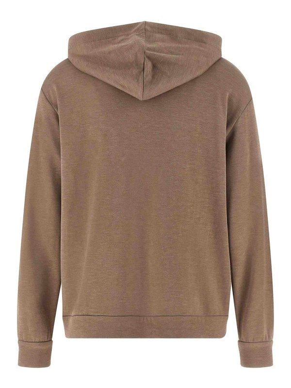 BRUNELLO CUCINELLI: スウェット＆セーター online - スウェットシャツ/セーター - ブラウン