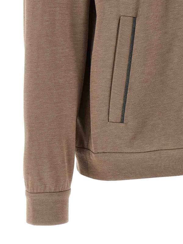 スウェットシャツ/セーター - ブラウン shop online: BRUNELLO CUCINELLI